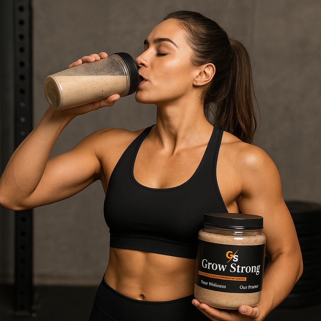 Grow Strong Herbal Power – Natural Energy & Strength Formula