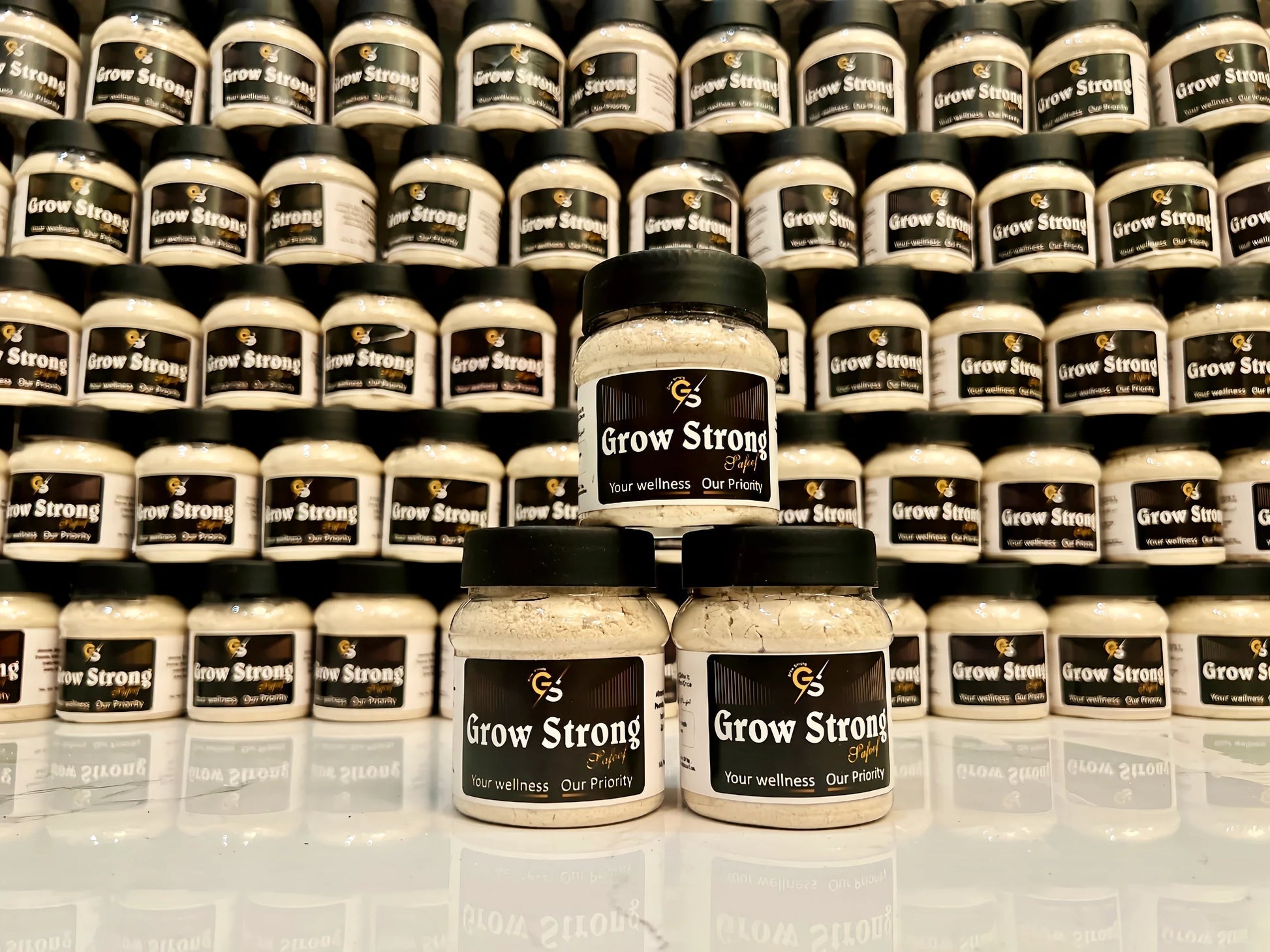 Grow Strong Herbal Power – Natural Energy & Strength Formula