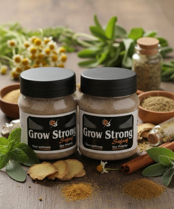 Grow Strong Herbal Power – Natural Energy & Strength Formula
